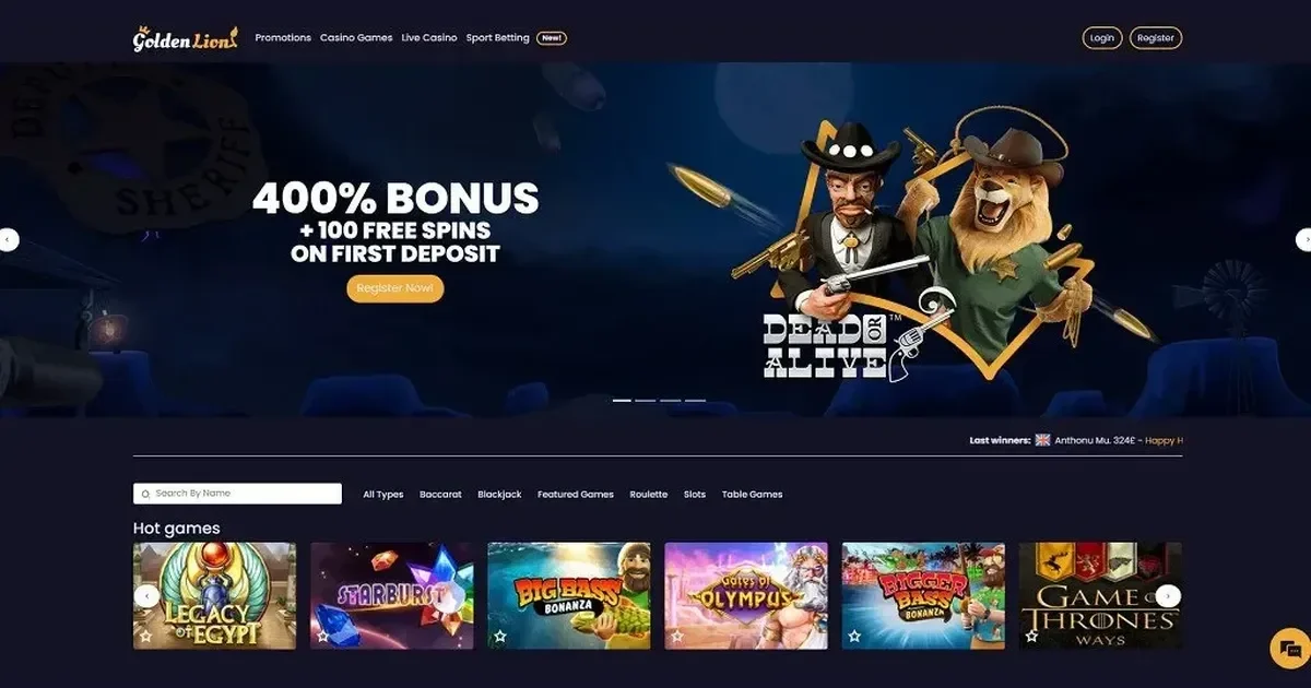 golden lion casino